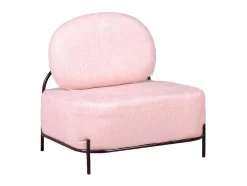 Sofá De 1 Lugar Com Design Minimalista - Clair - Rosa