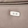 Sofá De 3 Lugares Articulado Eletrico Em Tecido Cor Taupe - Dolene