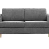 Sofá De 3 Lugares Convertivel Abertura Rapida Tecido Matizado Cinza, Cama 140 Cm E Colchão 14 Cm - Arcadia