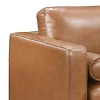 Sofá De 3 Lugares E De 2 Lugares 100% Pele De Bufalo Superior Castanho Vintage - Barota