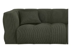 Sofá De 4 Lugares Veludo Canelado Verde - Naemia De Maison Cephy
