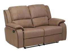 Sofá 2 Lugares Relax Em Microfibra Taupe - Hernani