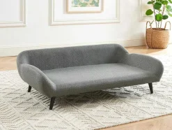 Sofá Para Animais Em Tecido E Pés Em Metal C.99 X L.61 Cm Cinza - Zolia