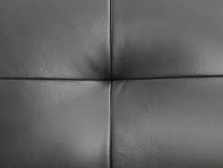 Sofás De 3 Lugares E De 2 Lugares Articulados Em Pele Cinzento - Vineta