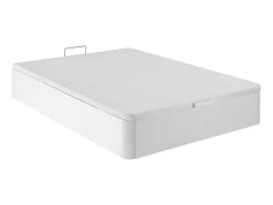 Sommier Com Arrumação Hestia Da Ysmee - Branco Mate - 160X200 Cm