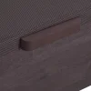 Sommier Com Arrumação Hestia Da Ysmee - Wenge Mate - 140X190 Cm