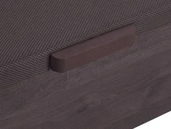 Sommier Com Arrumação Hestia Da Ysmee - Wenge Mate - 140X190 Cm