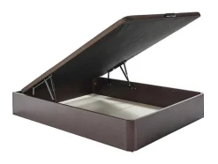 Sommier Com Arrumação Hestia Da Ysmee - Wenge Mate - 140X190 Cm