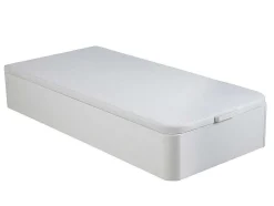 Sommier Com Arrumação Hestia Da Ysmee - Branco Mate - 90X190 Cm
