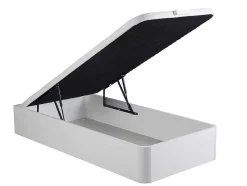 Sommier Com Arrumação Hestia Da Ysmee - Branco Mate - 90X190 Cm