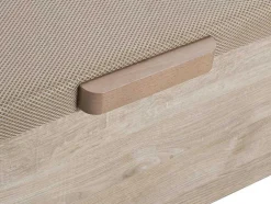 Sommier Com Espaco De Arrumação Hestia Da Ysmee Cor Natural Claro De 180 X 200 Cm
