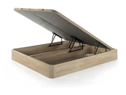 Sommier Com Espaco De Arrumação Hestia Da Ysmee Cor Natural Claro De 180 X 200 Cm