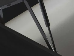 Sommier Com Espaco De Arrumação Hestia Da Ysmee Cor Preto Mate De 180 X 200 Cm