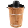 Sorveteira Elétrica Givreto Em Madeira 5,5 L