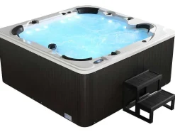 Spa De 6 Lugares Branco Com Acessórios 128 Jatos C220 X L220 X A97 Cm, Sistema Balboa, Gama Prestigio - Comino