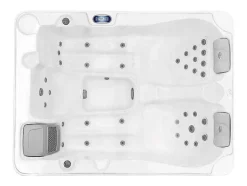 Spa De 3 Lugares Branco Perola Com Cobertura, 35 Jatos, C210 X L158 X A73 Cm, Sistema Balboa - Maupiti Iii