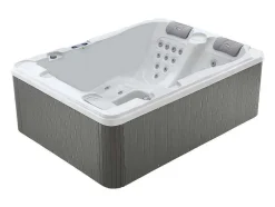 Spa De 3 Lugares Branco Perola Com Cobertura, 35 Jatos, C210 X L158 X A73 Cm, Sistema Balboa - Maupiti Iii