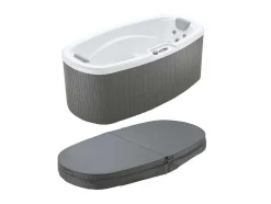 Spa De 2 Lugares Branco Perola Com Cobertura, 14 Jatos, C210 X L110 X A74 Cm, Sistema Balboa - Samoa Iv