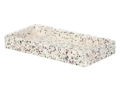 Tabua De Corte + Bandeja Em Terrazzo - Multicolorido - Joana