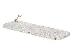 Tabua De Corte Em Terrazzo - L. 47 X P. 15 - Multicolorido - Joana