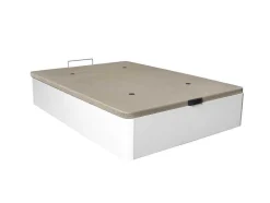 Tampa Estofada Dobravel Para Canape Madeira 3D 25 Branco 105X190Cm Atenas