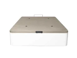 Tampa Estofada Dobravel Para Canape Madeira 3D 25 Branco 105X190Cm Atenas