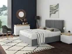 Tapete As Riscas 100% La - 160X230 Cm Bege E Preto Marcus