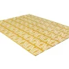 Tapete De Interior Ou De Exterior Estilo Etnico 150 X 200 Cm Amarelo - Grenada