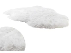 Tapete De Quarto Imitacao Pele De Carneiro Sheep - 90X65 Cm