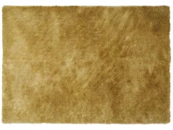 Tapete Felpudo Cor Dourado De 200 X 290 Cm - Glitter