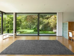 Tapete Felpudo De Pelos Compridos 200 X 300 Cm Antracite - Milinio