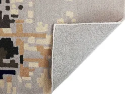 Tapete Geometrico 100% La Tufada A Mão De 160 X 230 Cm Multicolor - Irving