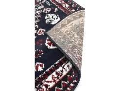 Tapete Oriental De 160 X 230 Cm Vermelho E Preto - Sylhet
