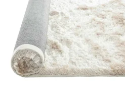 Tapete Shaggy De Pelo Comprido Ultramacio 140X200 Cm Bege - Dolce