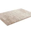 Tapete Shaggy Dolce Taupe Reflexo Bege - Poliester - 160*230 Cm