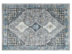 Tapete Vintage Oriental 160 X 230 Cm Cinza - Clossy
