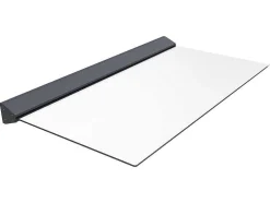 Toldo De Porta Em Aluminio 140X90 Cm Liso Com Leds - Luxama