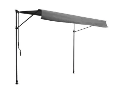Toldo De Varanda Chene 3 1,2M - Tecido Antracite E Moldura Cinzenta