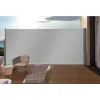 Toldo Lateral Opaco Extensivel Suela - Cinza Claro - C300 X A180 Cm