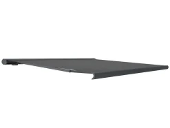 Toldo Retratil Motorizado Com Leds E Caixa Integral 5 X 3,5 M, Lona Acrilico Antracite - Galaxa
