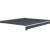Toldo Retratil Motorizado Com Semicaixa 4 X 3 M Antracite - Cofana