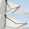Toldo Saule 3,5 3M - Tecido Bege E Estrutura Cinzenta