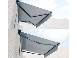 Toldo Saule 3,5 3M - Tecido Cinzento E Estrutura Cinzenta