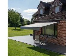 Toldo Saule 3,5 3M - Tecido Cinzento E Estrutura Cinzenta