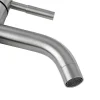 Torneira Misturadora Mecanica Arredondada Em Inox Cor Niquel Escovado A17 Cm - Salavan