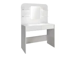 Toucador Amalia - Espelho Com Leds E Arrumação - Branco