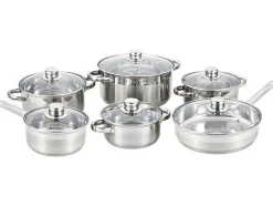 Trem De Cozinha 12 Pecas Festin - Inox - Cor Metalica