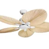 Ventilador De Tecto Ac Branco Com Laminas 132Cm Para 30M2