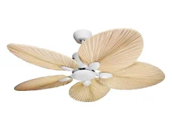 Ventilador De Tecto Ac Branco Com Laminas 132Cm Para 30M2