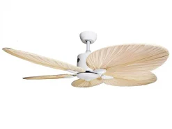 Ventilador De Tecto Ac Branco Com Laminas 132Cm Para 30M2